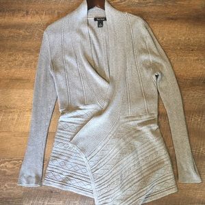 White House Black Market Grey Cardigan